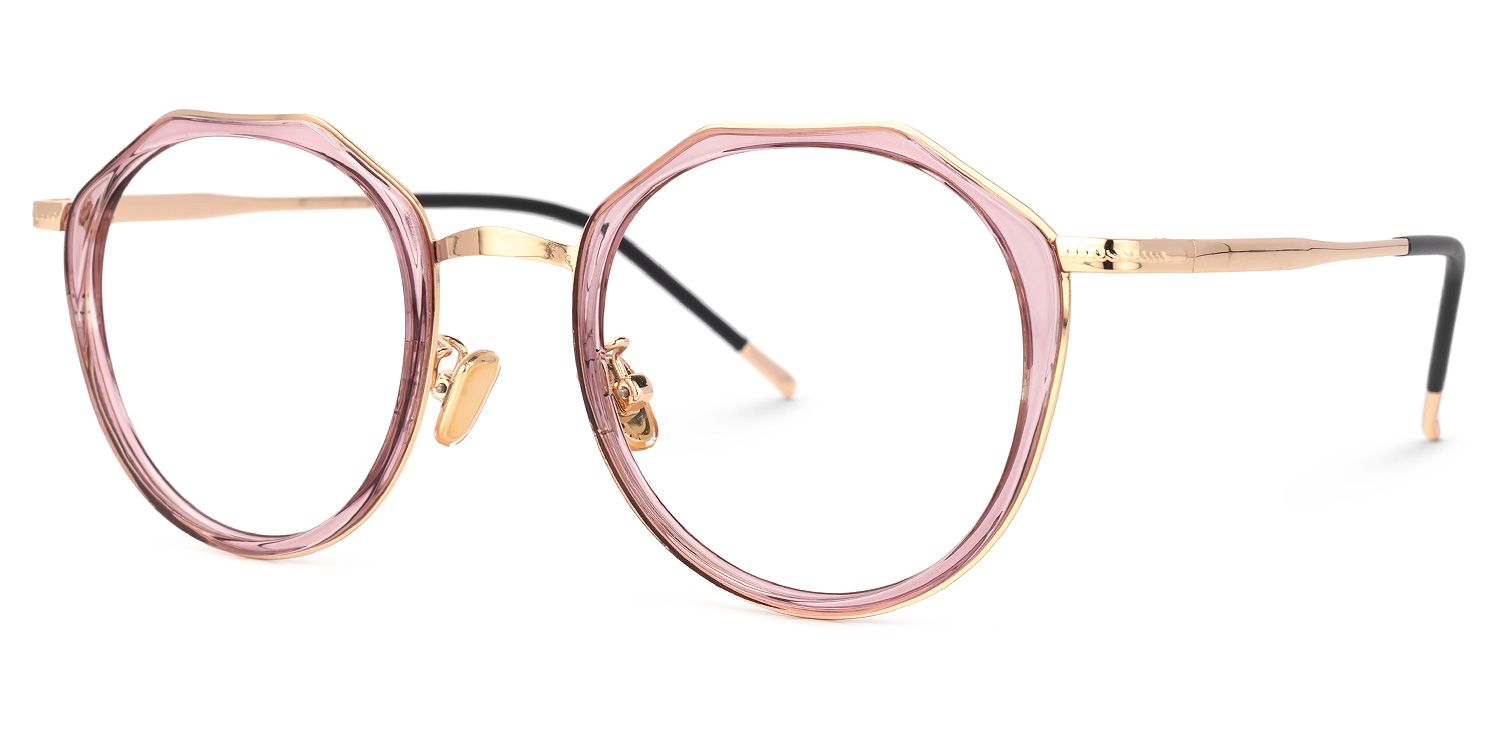 Helewise Rosa Geometrisch Brille1