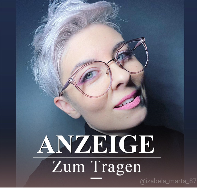 Theola Hellrosa Cateye Brille