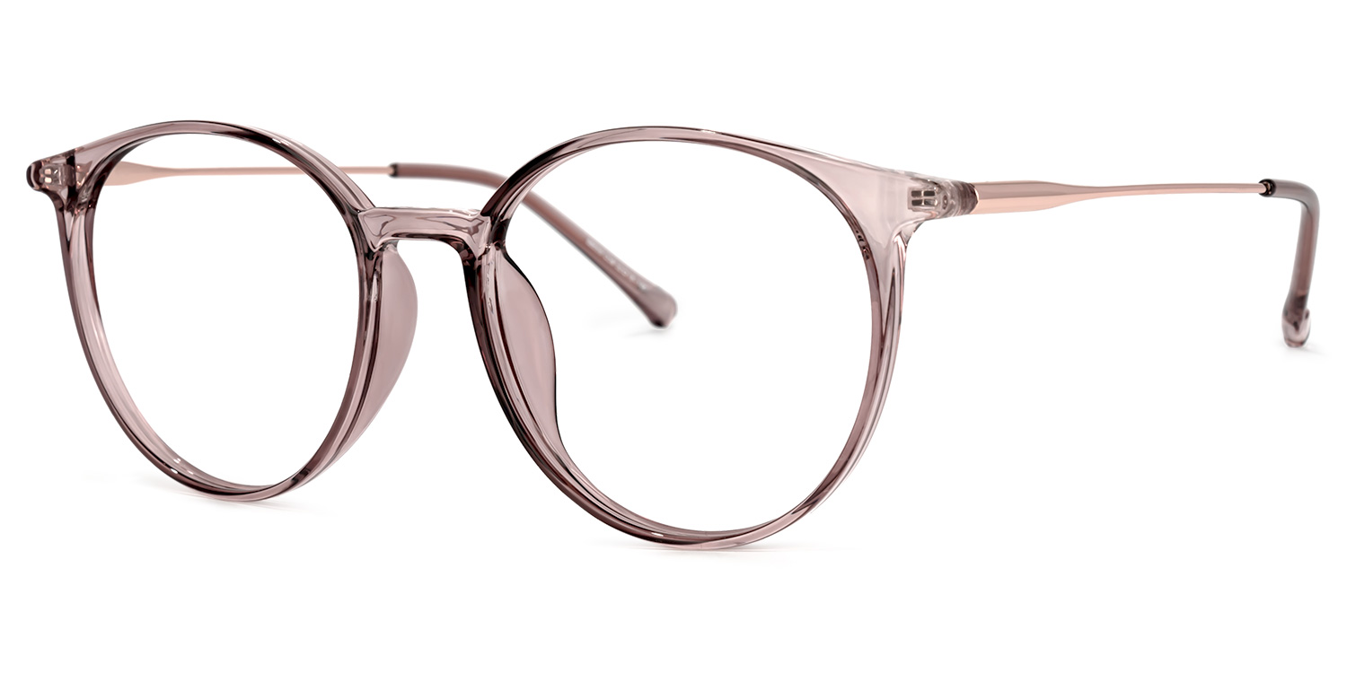 ZEELOOL Ohnicio Lila Rund Brille