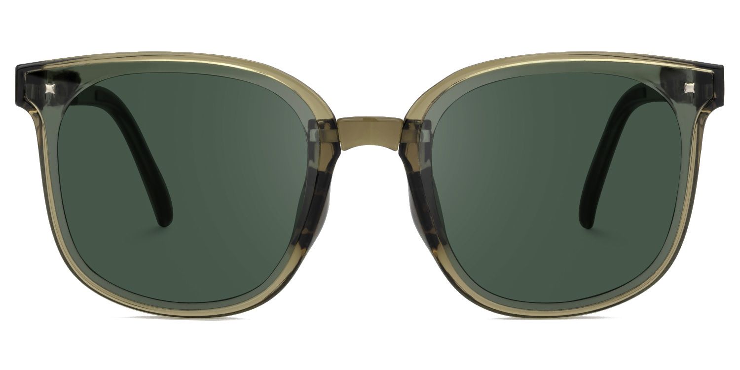 Sulaika Square Grün Rahmen-Sonnenbrille im Online-Sale | ZEELOOL0