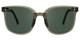Sulaika Grün Quadratisch Sonnenbrille0