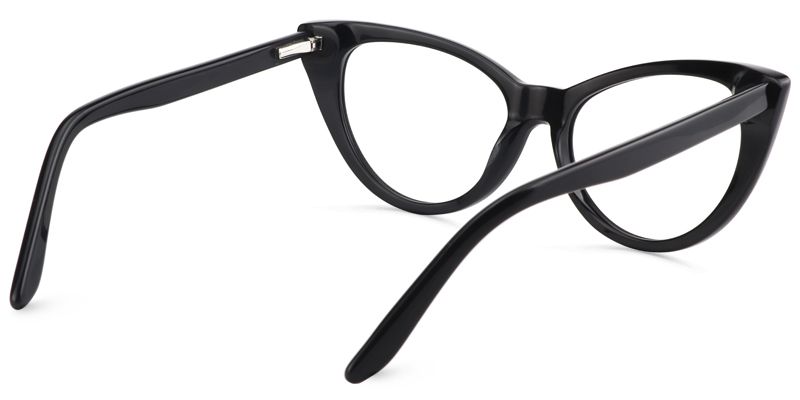 Marilyn Schwarz Cateye Brille5