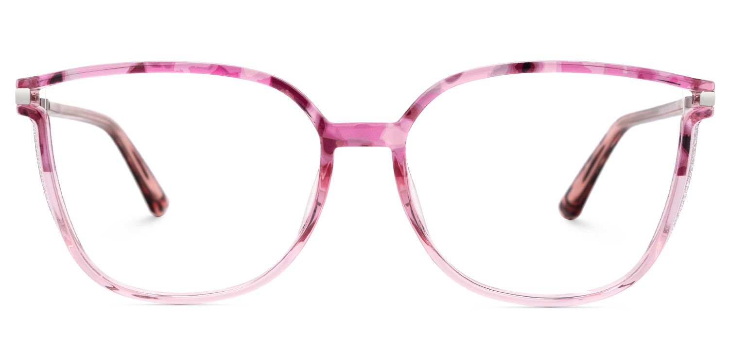 Walden Blumendruck-Rosa Cateye Brille0