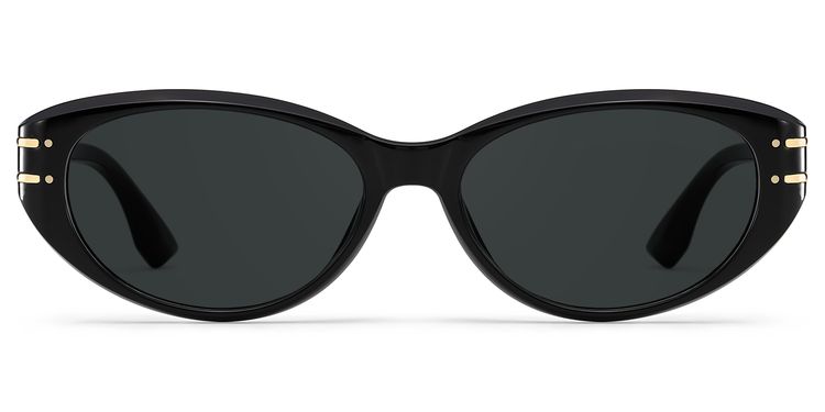 Lina Schwarz Cateye Sonnenbrille