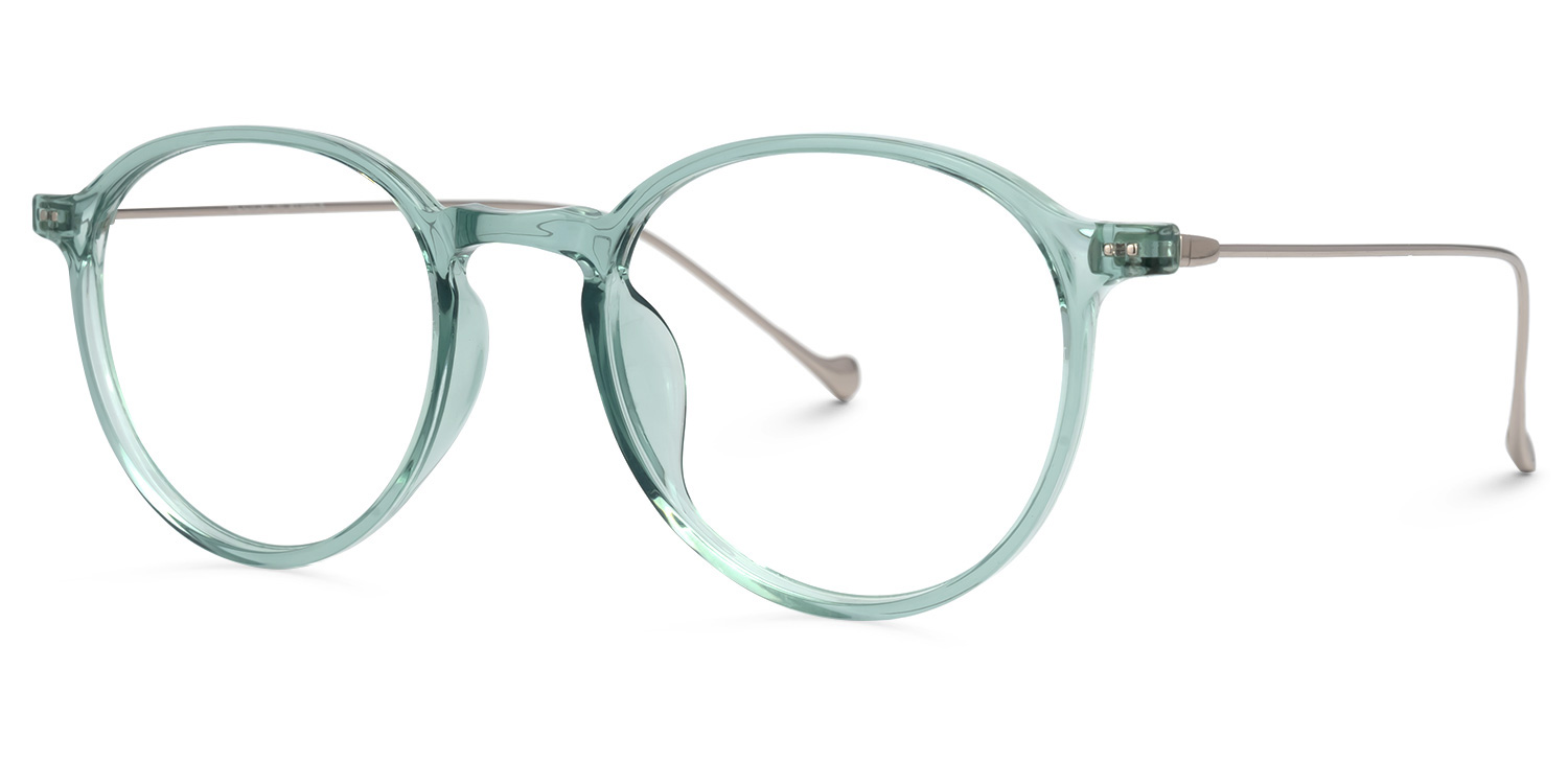 Micah Grün Kristall Rund Brille1