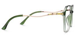 Kayee Grün Geometrisch Brille2