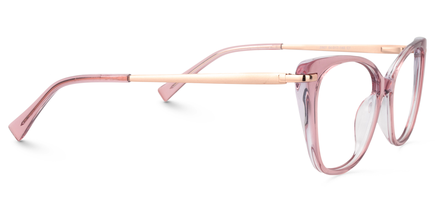 Chanda Rosa Kristall Cateye Brille2
