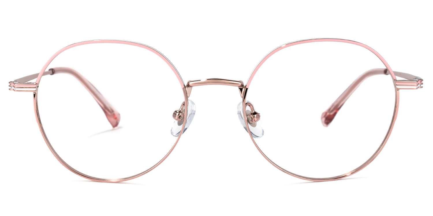 Ragan Rosa Rund Brille0
