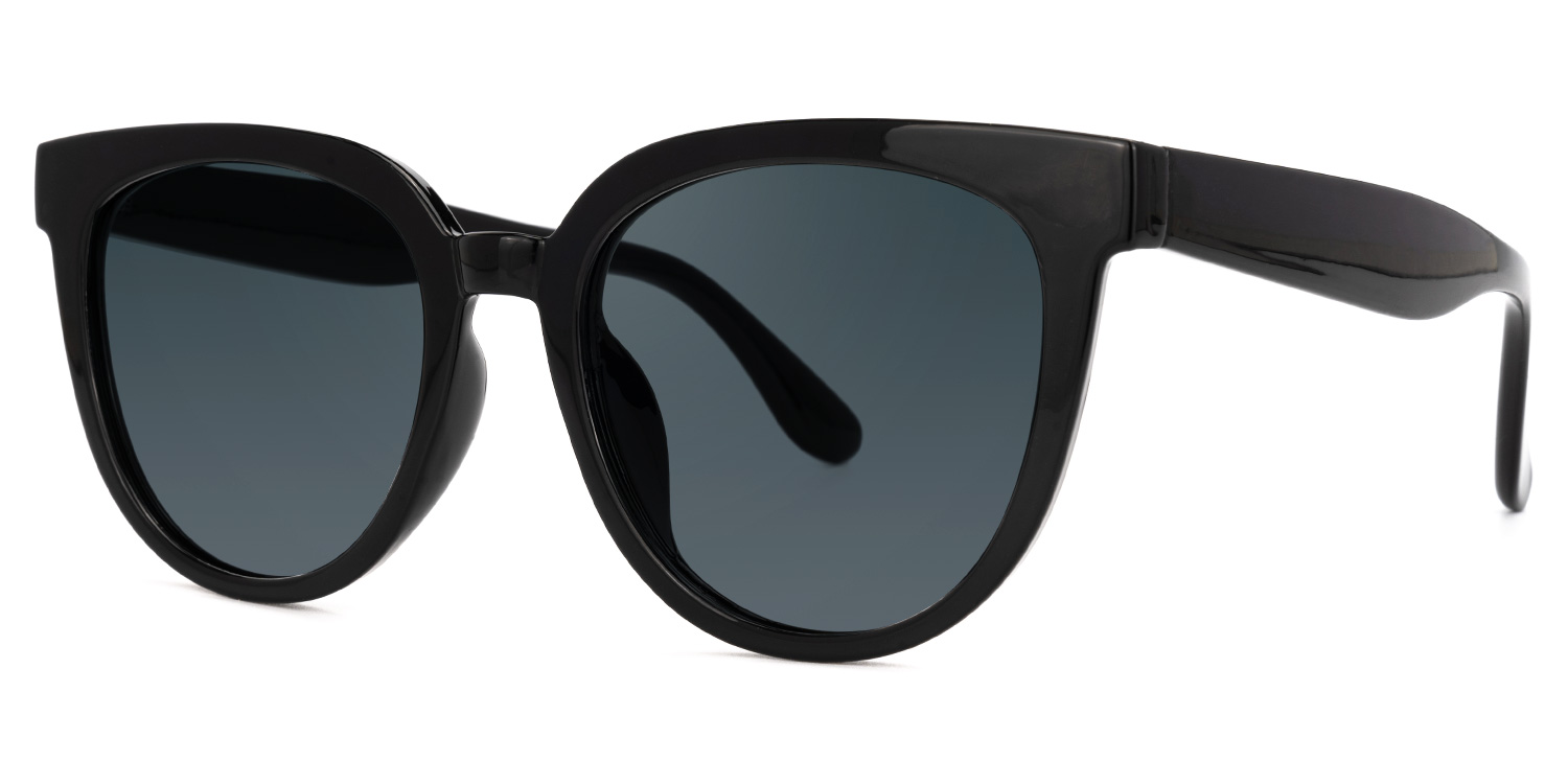 Becki Schwarze Polarisierende Cateye Sonnenbrille1