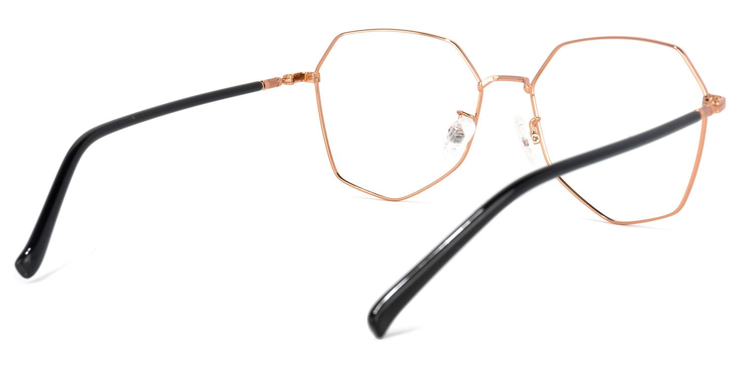 Joo Rosa Gold Geometrische Brille4