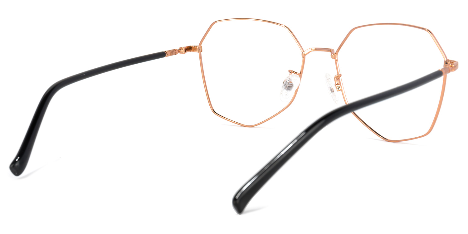 Joo Rosa Gold Geometrische Brille4