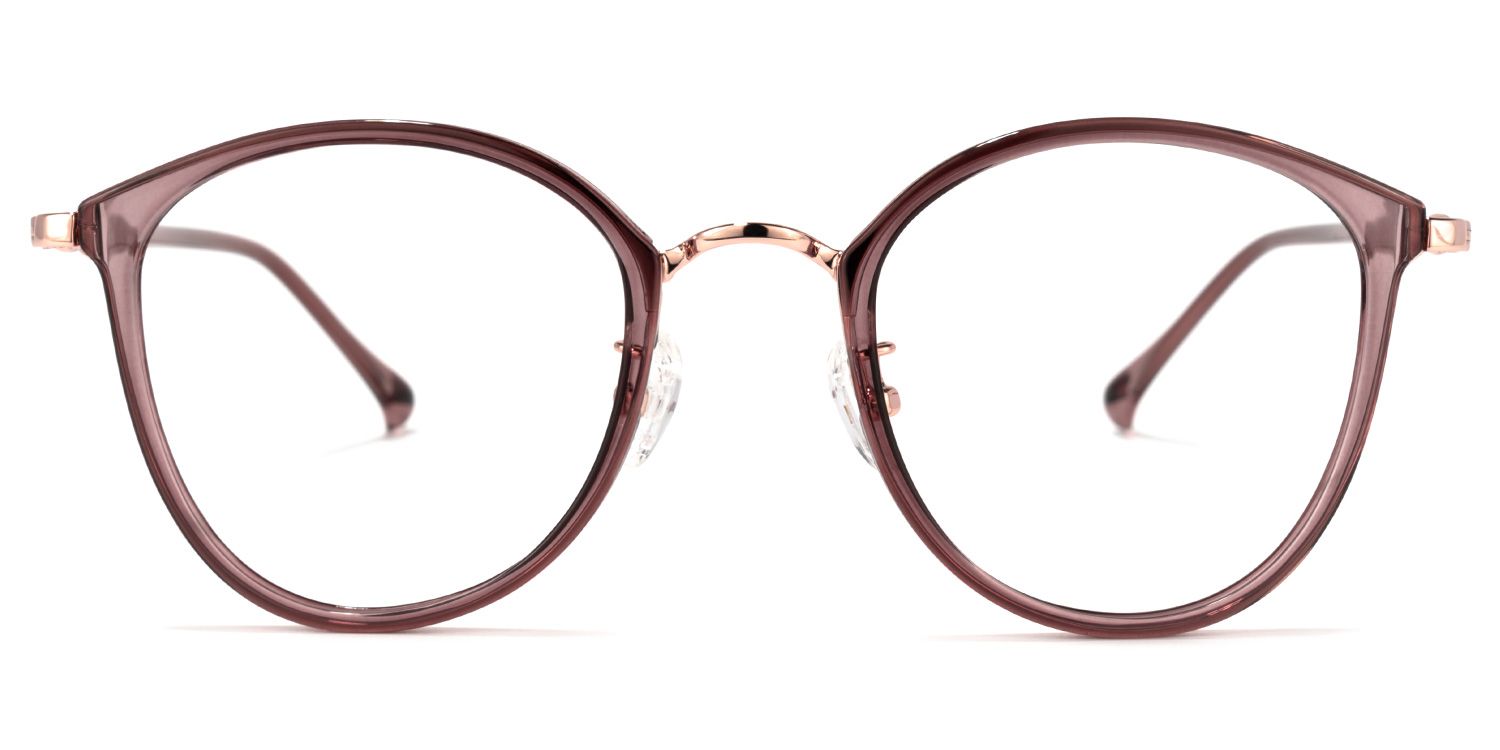 Basilia Lila Rund Brille0
