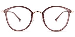 Basilia Lila Rund Brille0