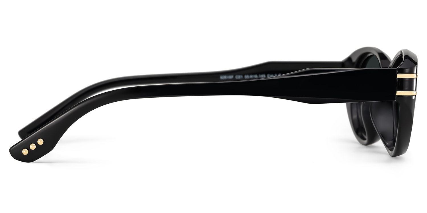 Lina Schwarz Cateye TR90 Sonnenbrille3