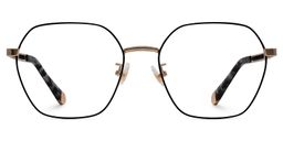 Dunbar Schwarz Geometrisch Brille0