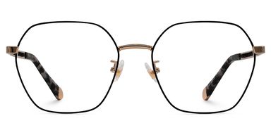 Dunbar Schwarz Geometrisch Brille