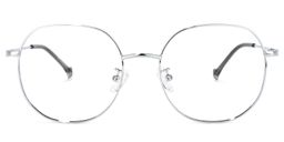 Qusay Silber Rund Brille0