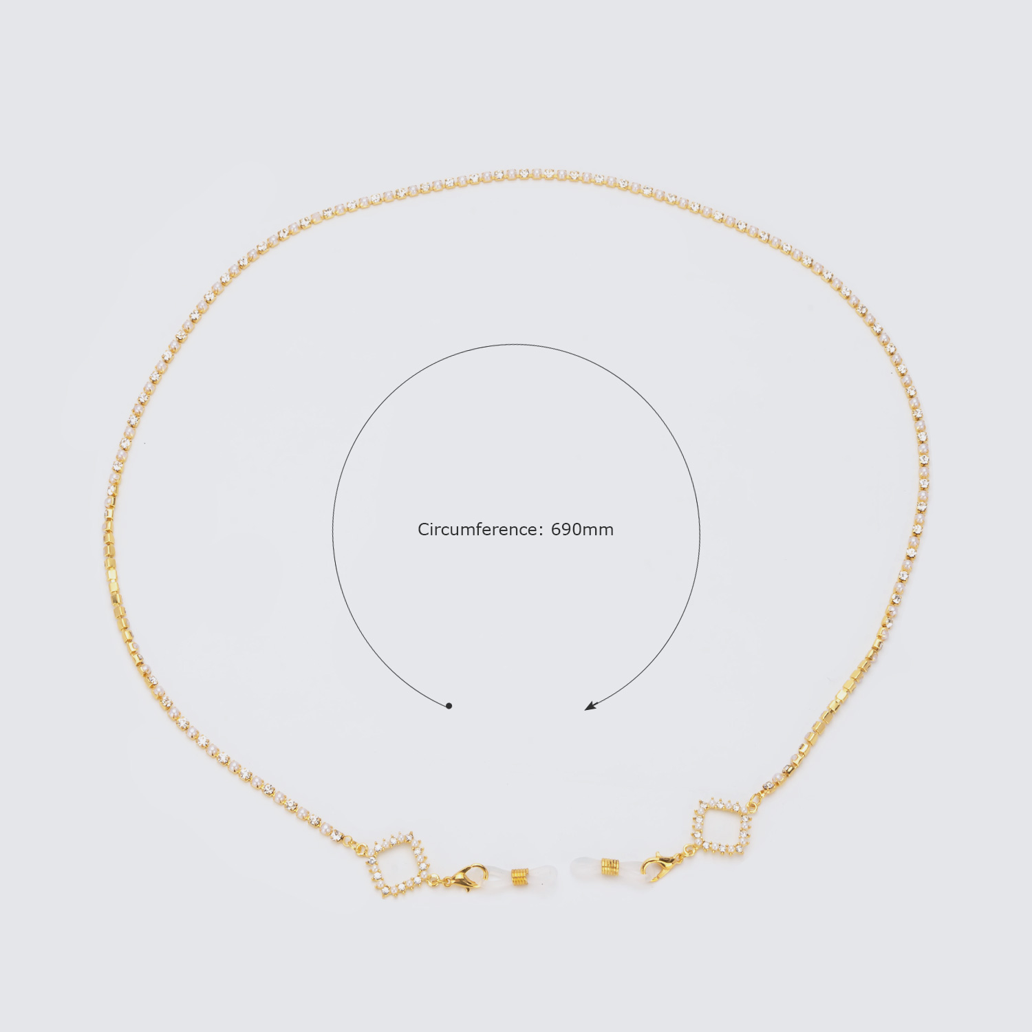 Zeruah Gold Brillenkette2