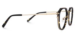 Gage Gelb-Tortoise Rund Brille3