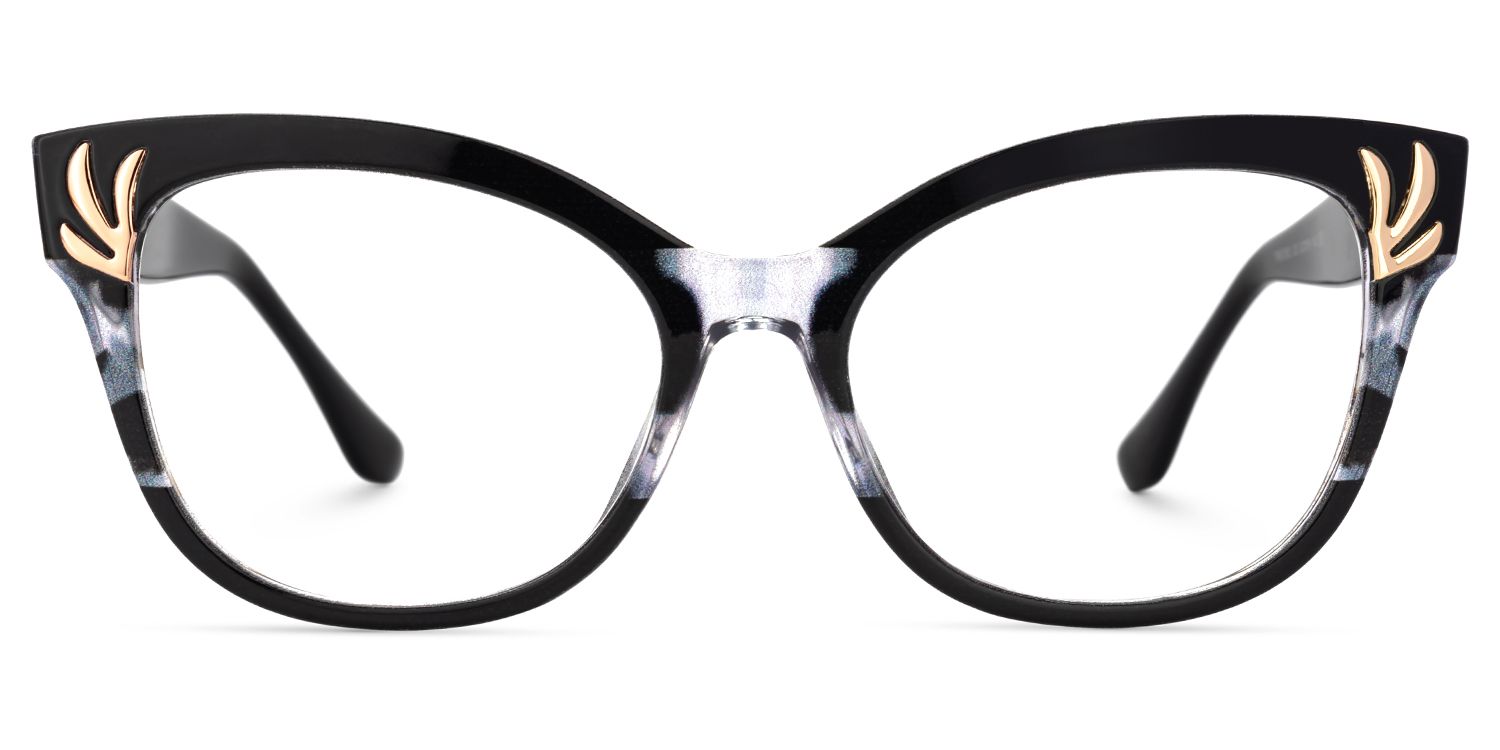 Joanie Schwarz Cateye TR90 Brille0