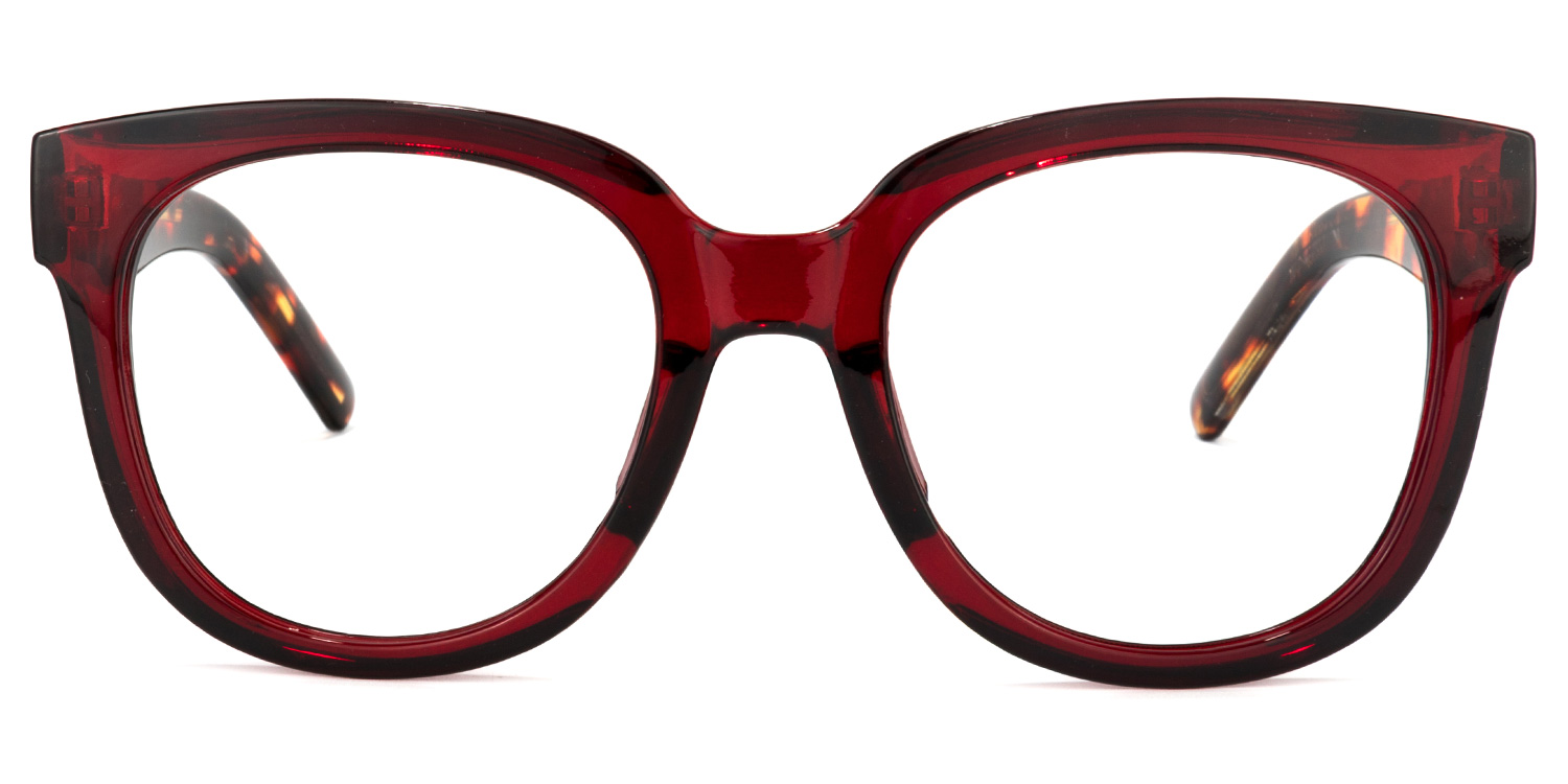 Harell Braune Quadratische Brille0