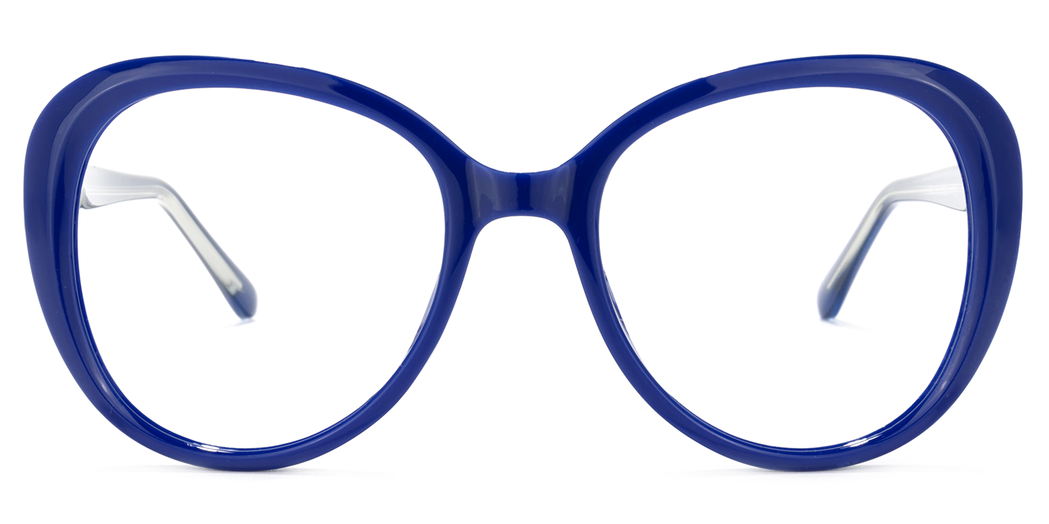 Pierre Blau Schmetterling-Form Brille0