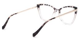 Adita Schwarz-Tortoise Cateye Brille2