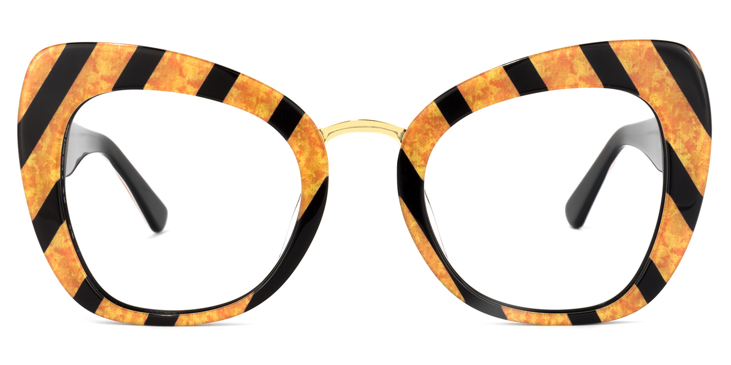 Beverley Gelb-Schwarz Cateye Brille0