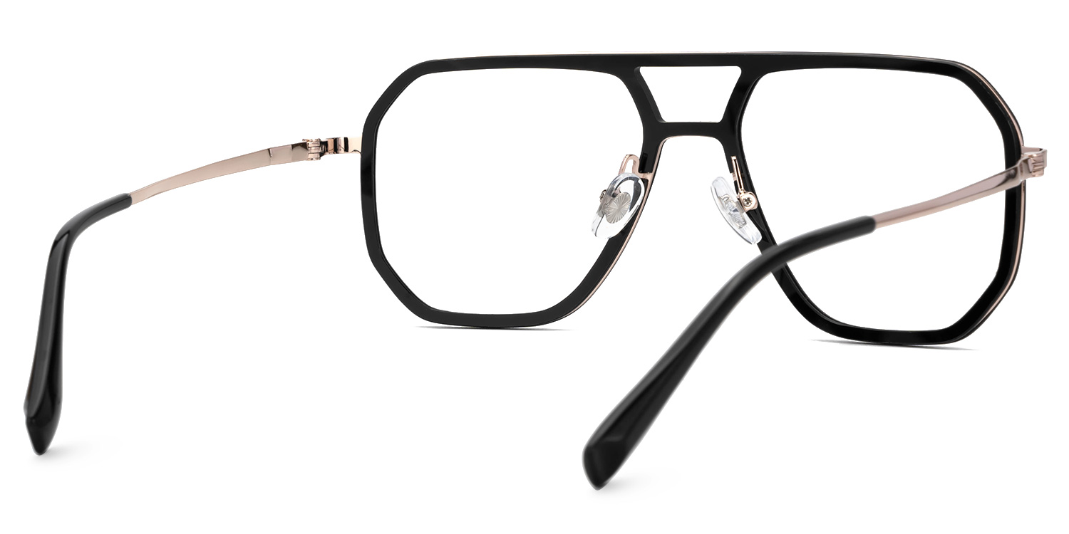 Reiko Schwarz Pilot Nylon Brille3