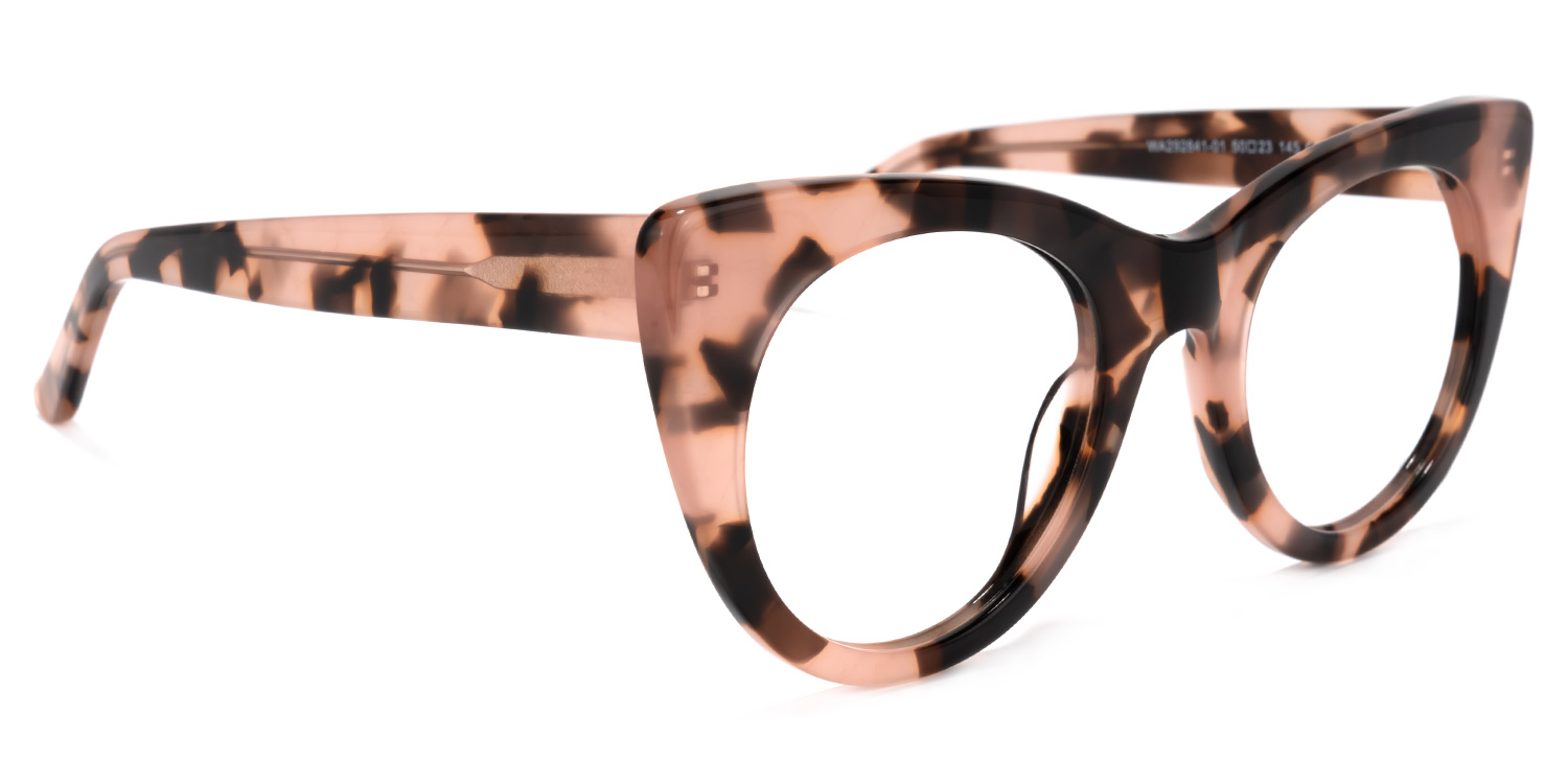 Eutin Rosa Tortoise Cateye Brille2