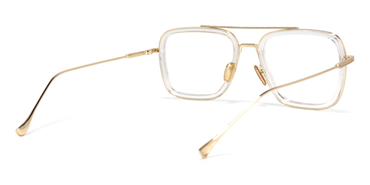 Gifford Klar Gold Pilot Brille4