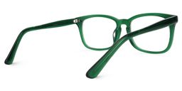 Noel Grün Klar Rechteckig Brille3