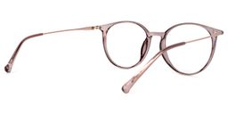 Ohnicio Lila Rund Brille3