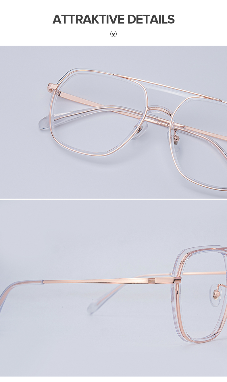 Rickey Gold Pilot Brille