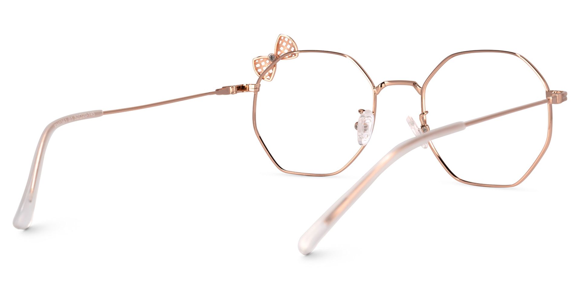 Kaitlyn Rosa-Gold Geometrisch Brille3