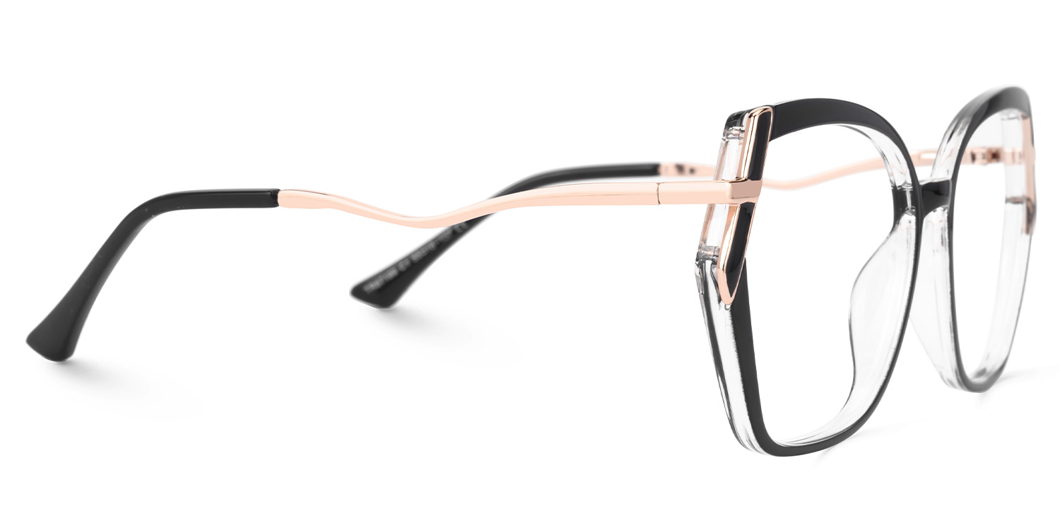 Georgine Schwarz Geometrisch Brille3