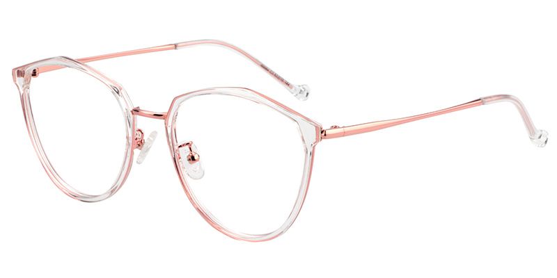 Cherry Rosa Geometrisch Brille1
