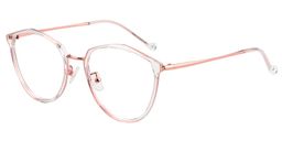 Cherry Rosa Geometrisch Brille1