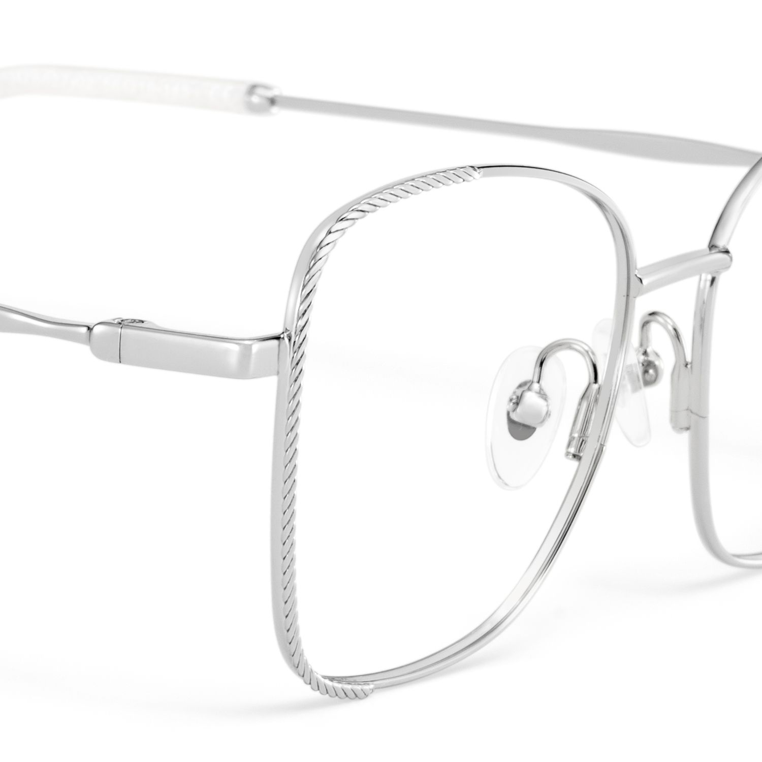 Kai Silber Schmetterling Metall Brille4