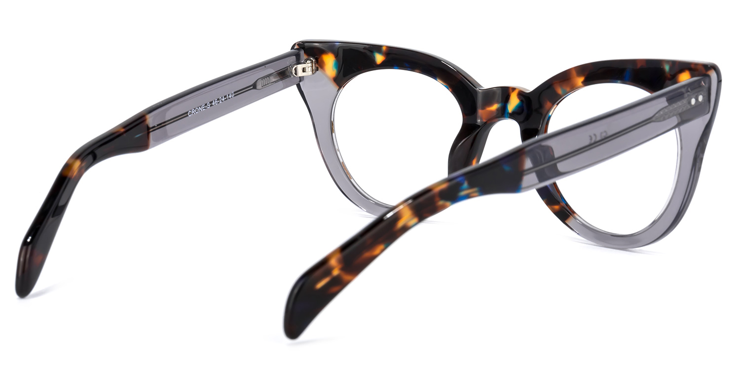 Godwin Grau Schildkröte Cat Eye Brille4