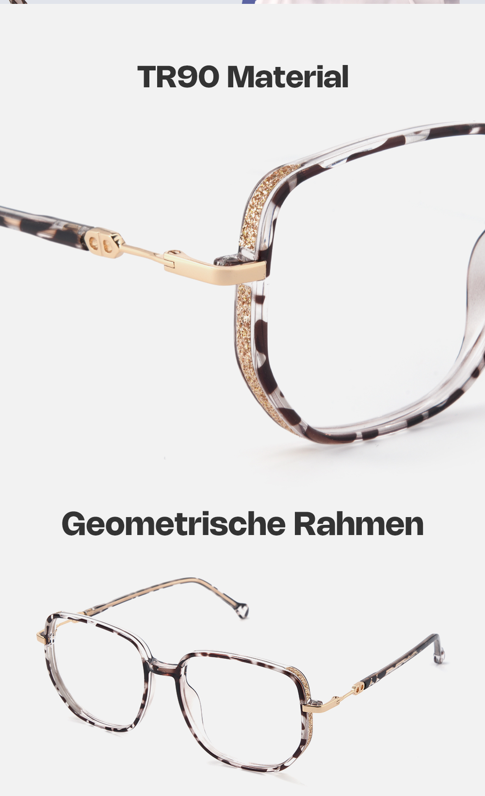 Joana Tortoise Geometrisch Brille
