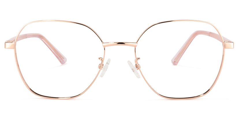 Perry Gold Geometrisch Brille