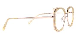 Linda Gelb Quadratisch Brille3