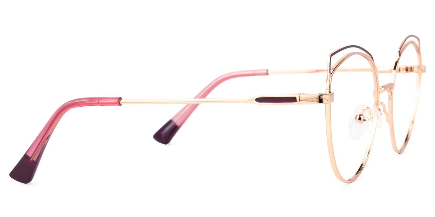 Tyler Rosa-Gold Cateye Brille2
