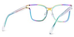 Shine Bunt Quadratisch Brille6