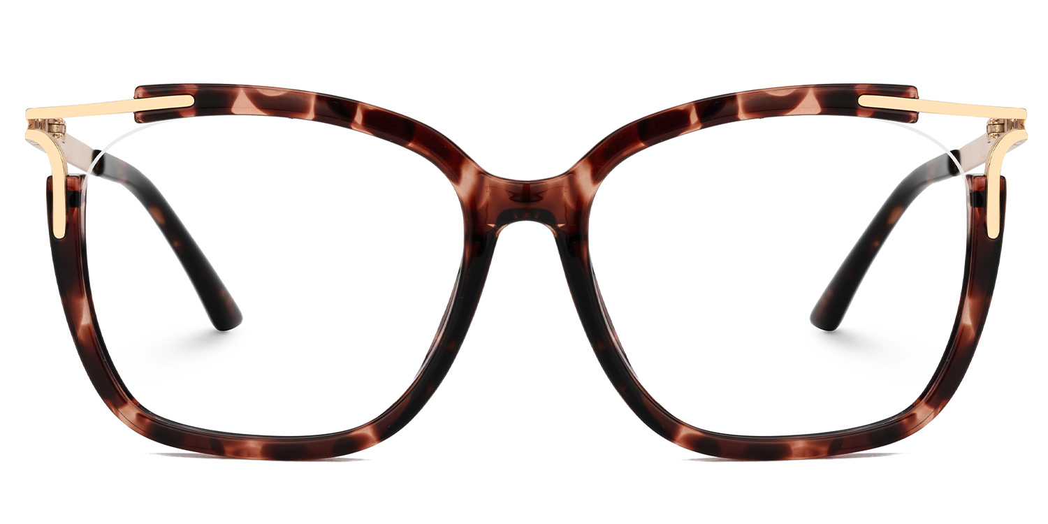 Nuriama Braun-Tortoise Cateye Brille