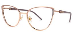 Ailsa Gold Cateye Brille1