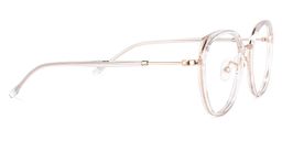Ofelia Gold Klar Geometrisch Brille3