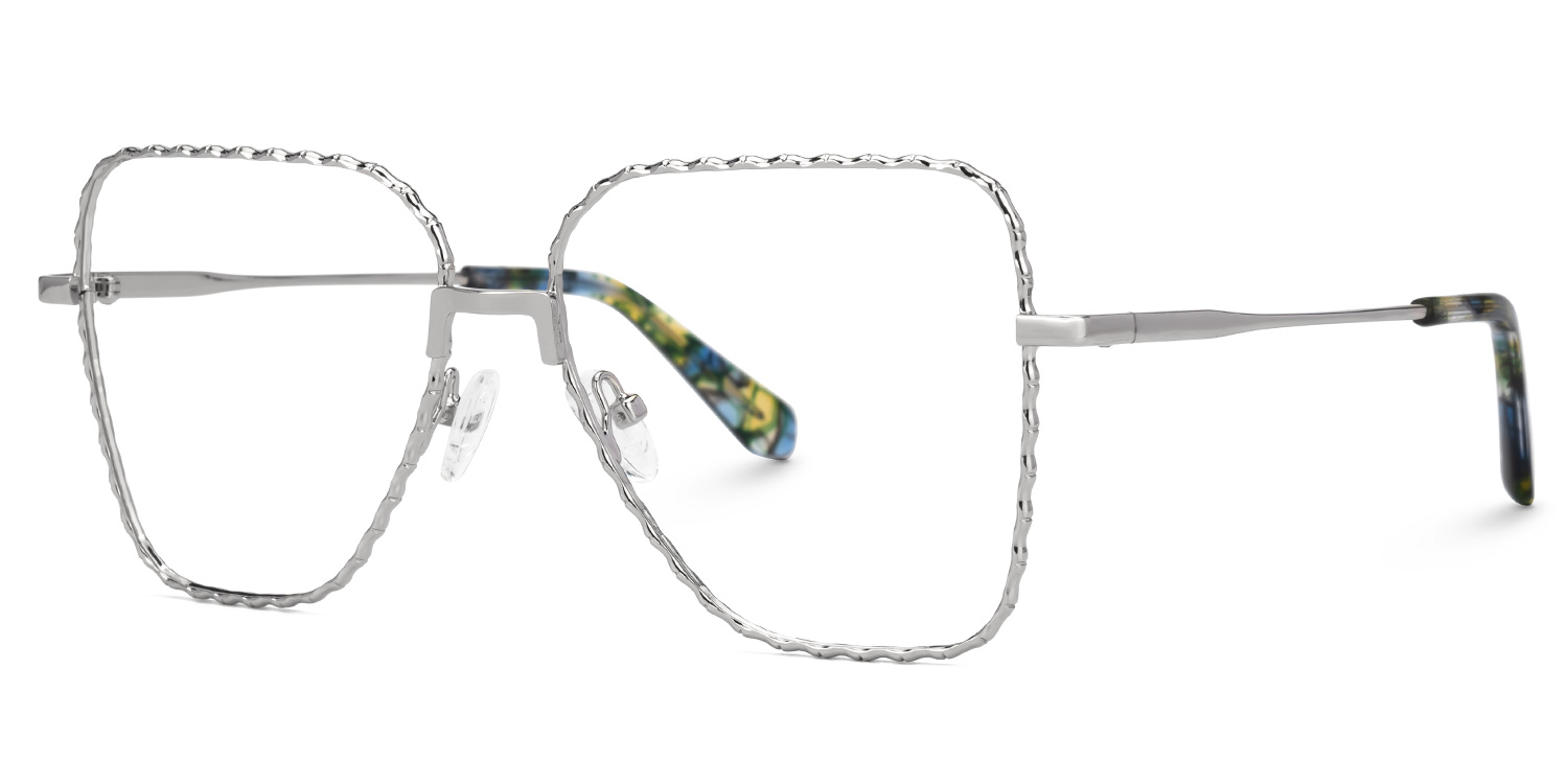 Teri Silber Pilot Brille1