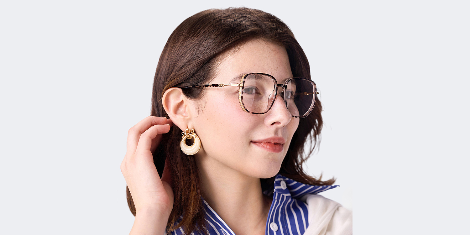 Joana Tortoise Geometrisch Brille2